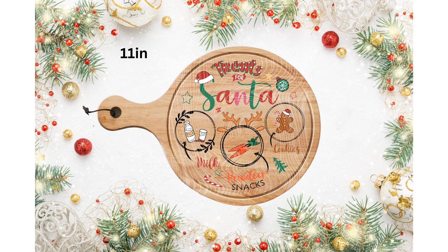 Santa Tray UVDTF Transfer
