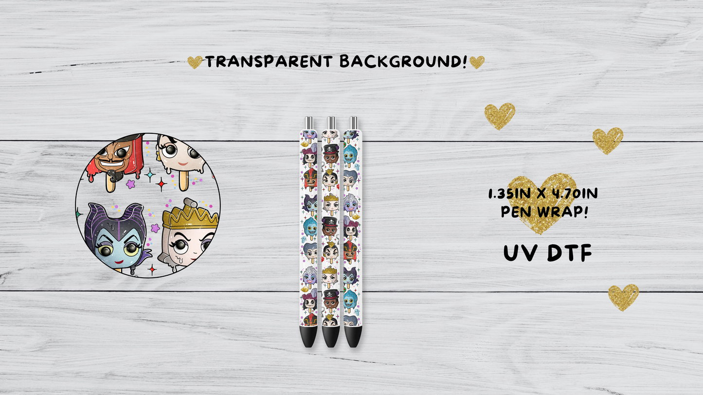 Vilians Ice cream UVDTF pen wrap