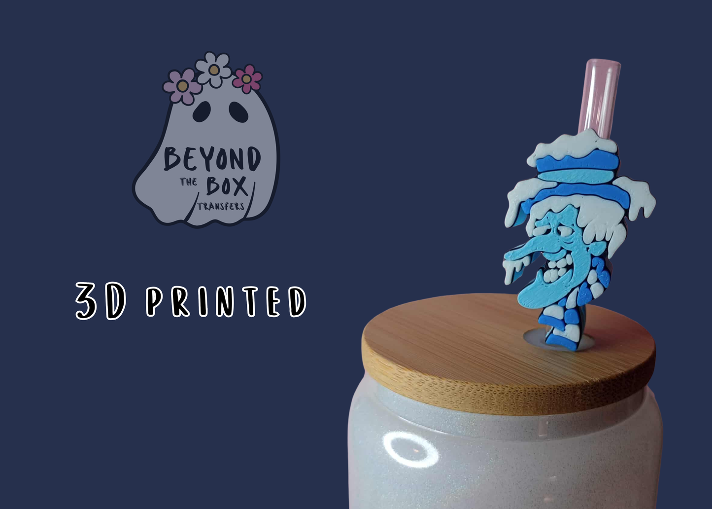 3D printed Straw Topper