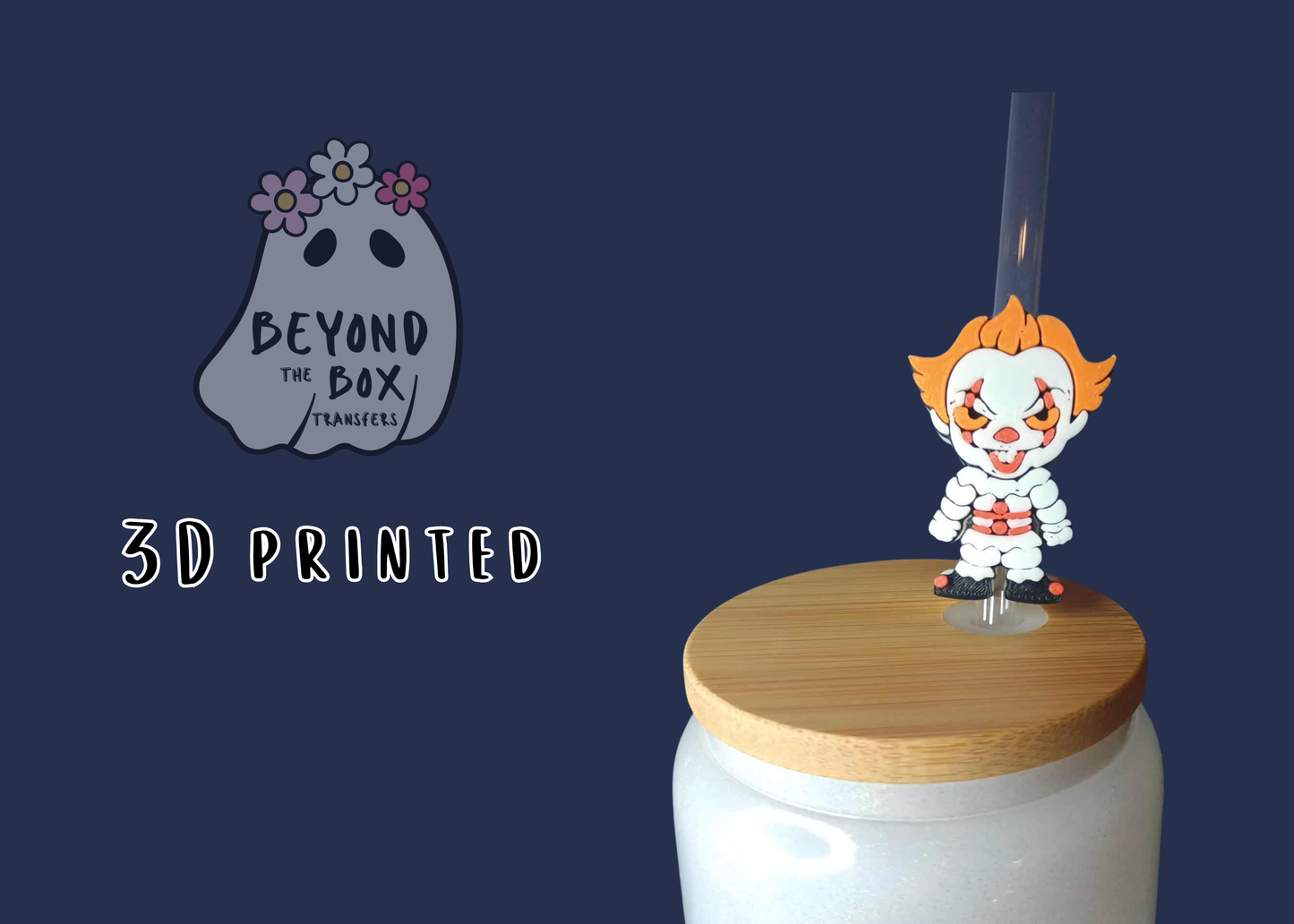 3D printed Straw Topper