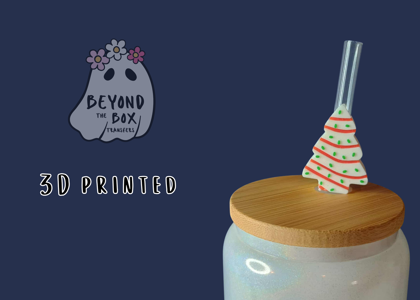 3D printed Straw Topper