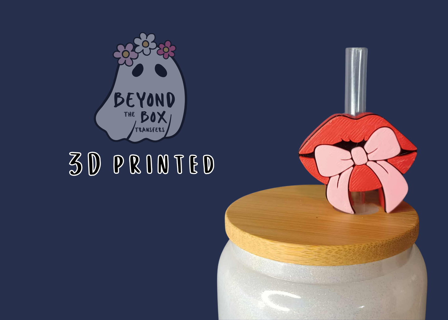 3D printed Straw Topper