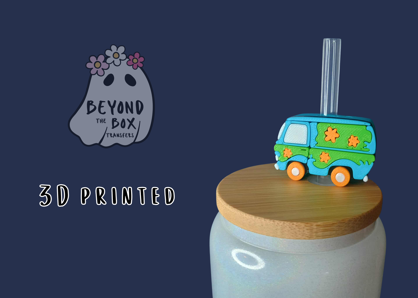 3D printed Straw Topper