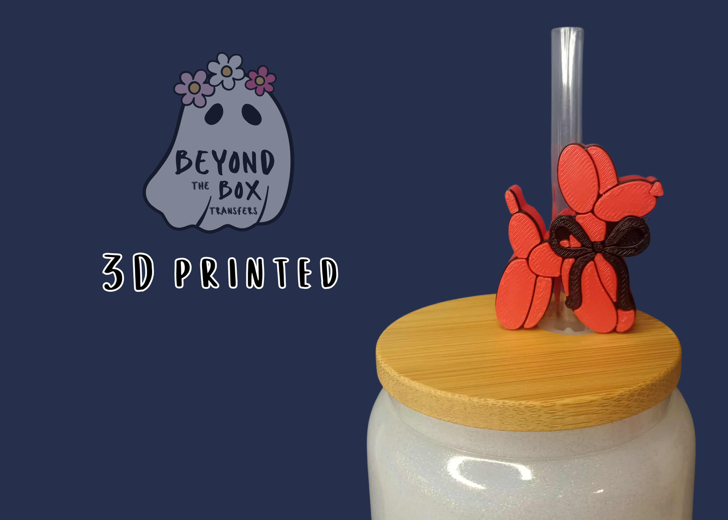 3D printed Straw Topper