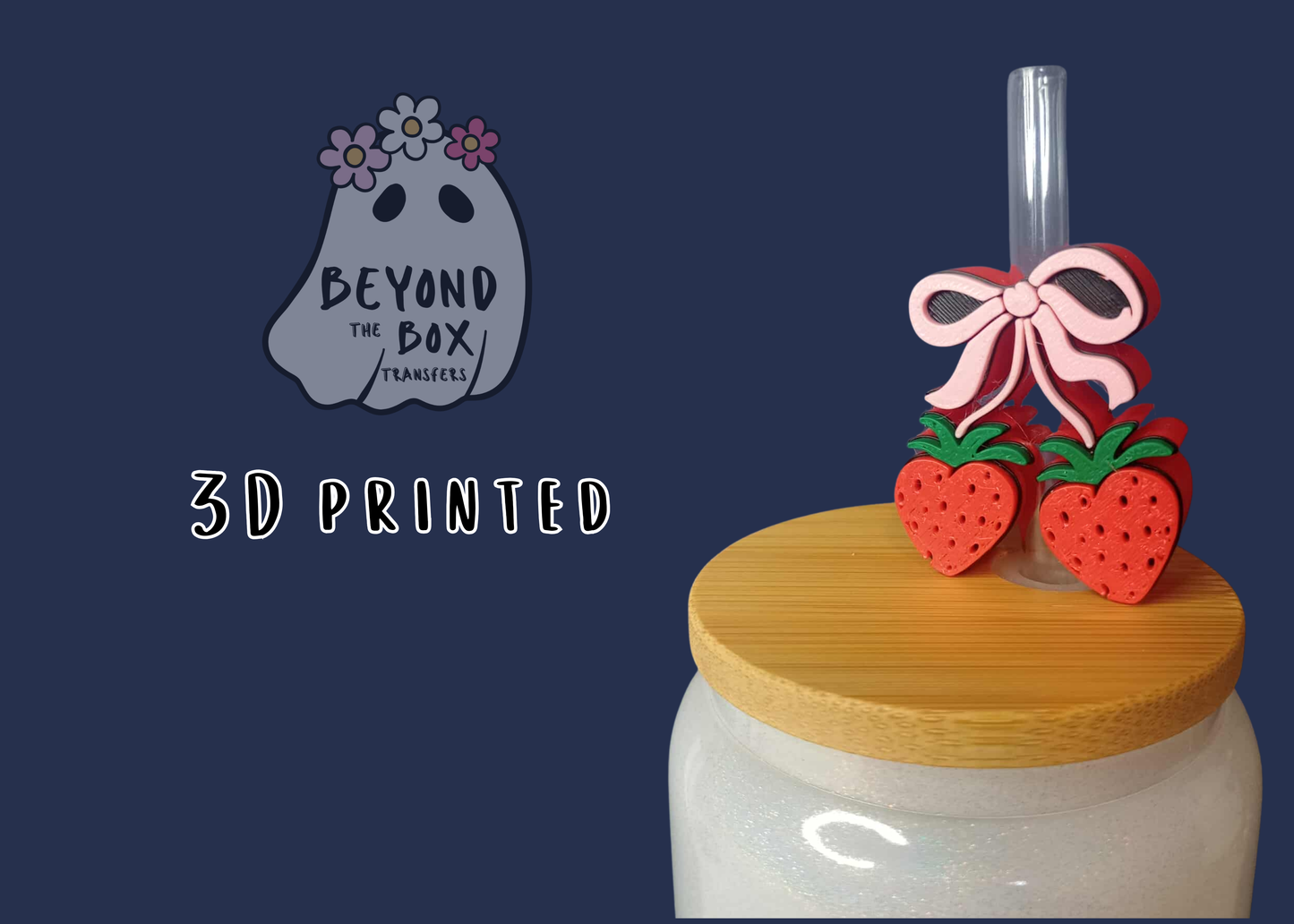 3D printed Straw Topper