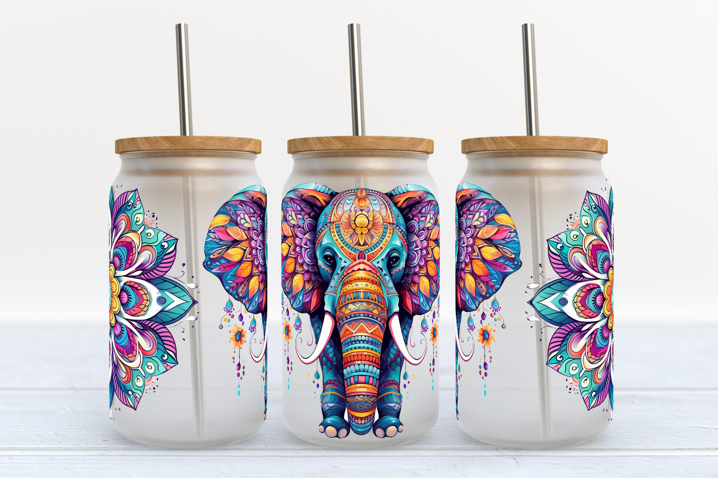 Elephant 16oz UVDTF wrap