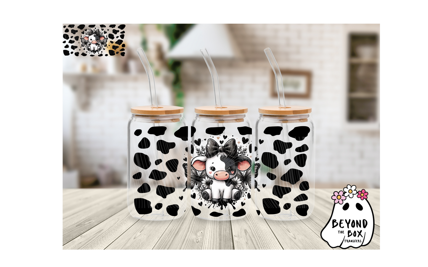 Baby cow 16oz UVDTF wrap