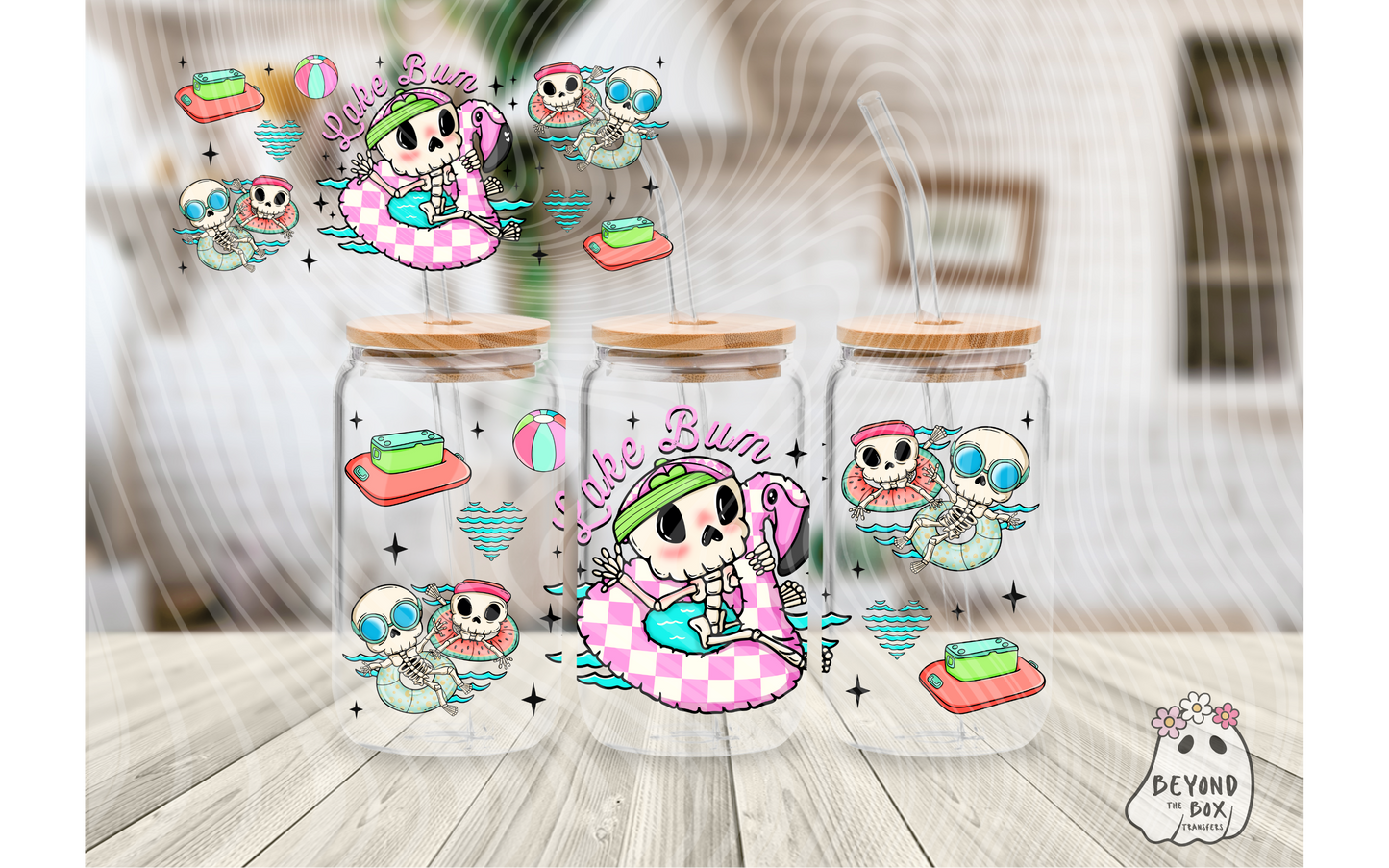 Lake Bum 16oz UVDTF Wrap