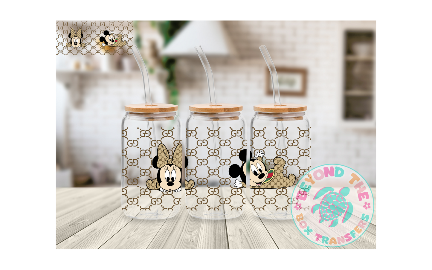 Designer Baby Mouse 16oz UVDTF wrap