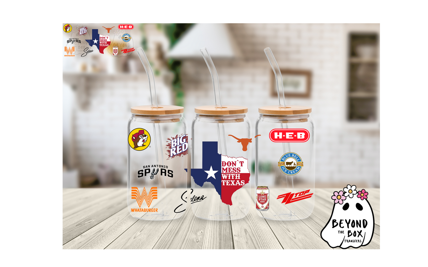 Texas 16oz UVDTF wrap