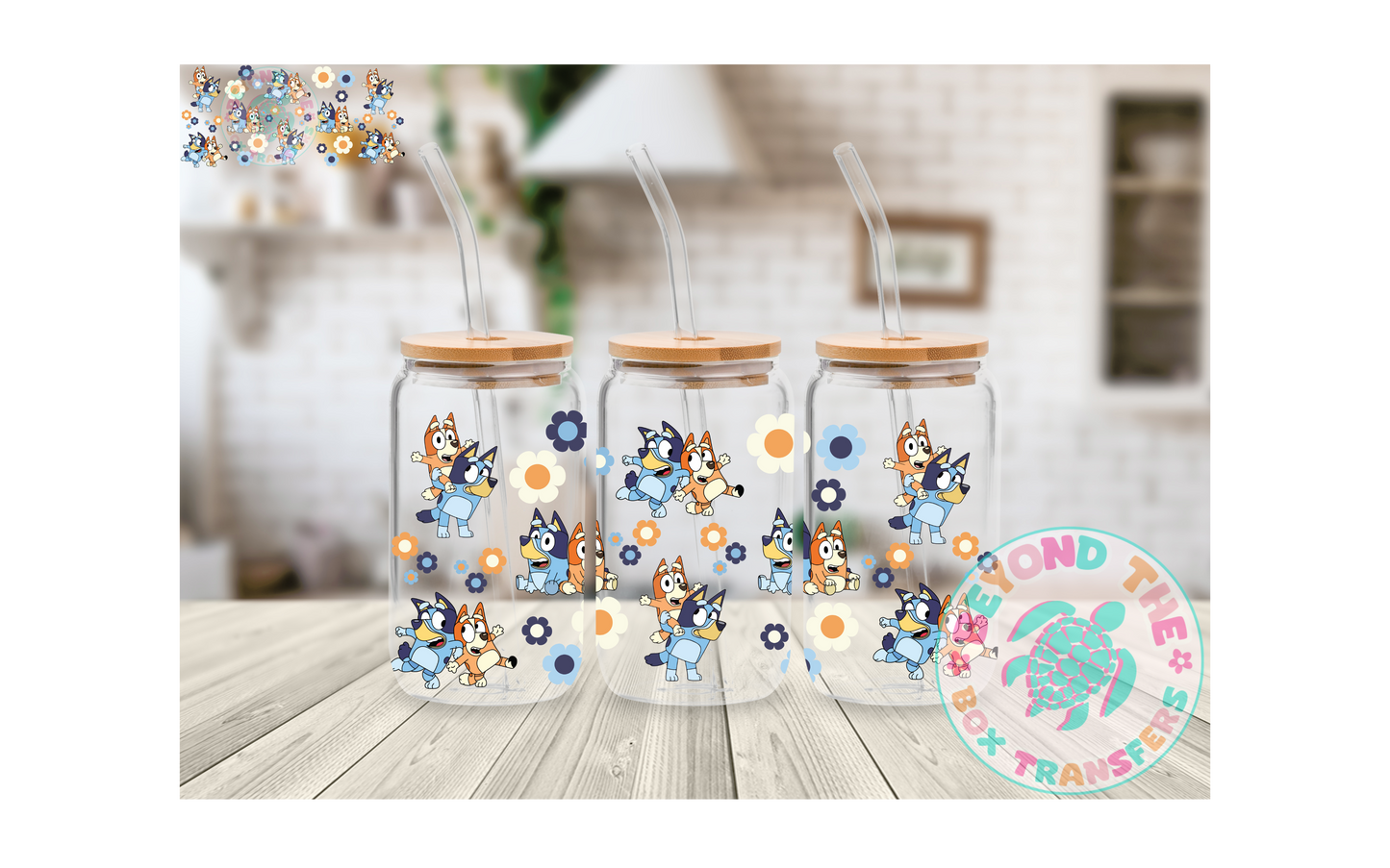 Blue Dog 16oz UVDTF Wrap