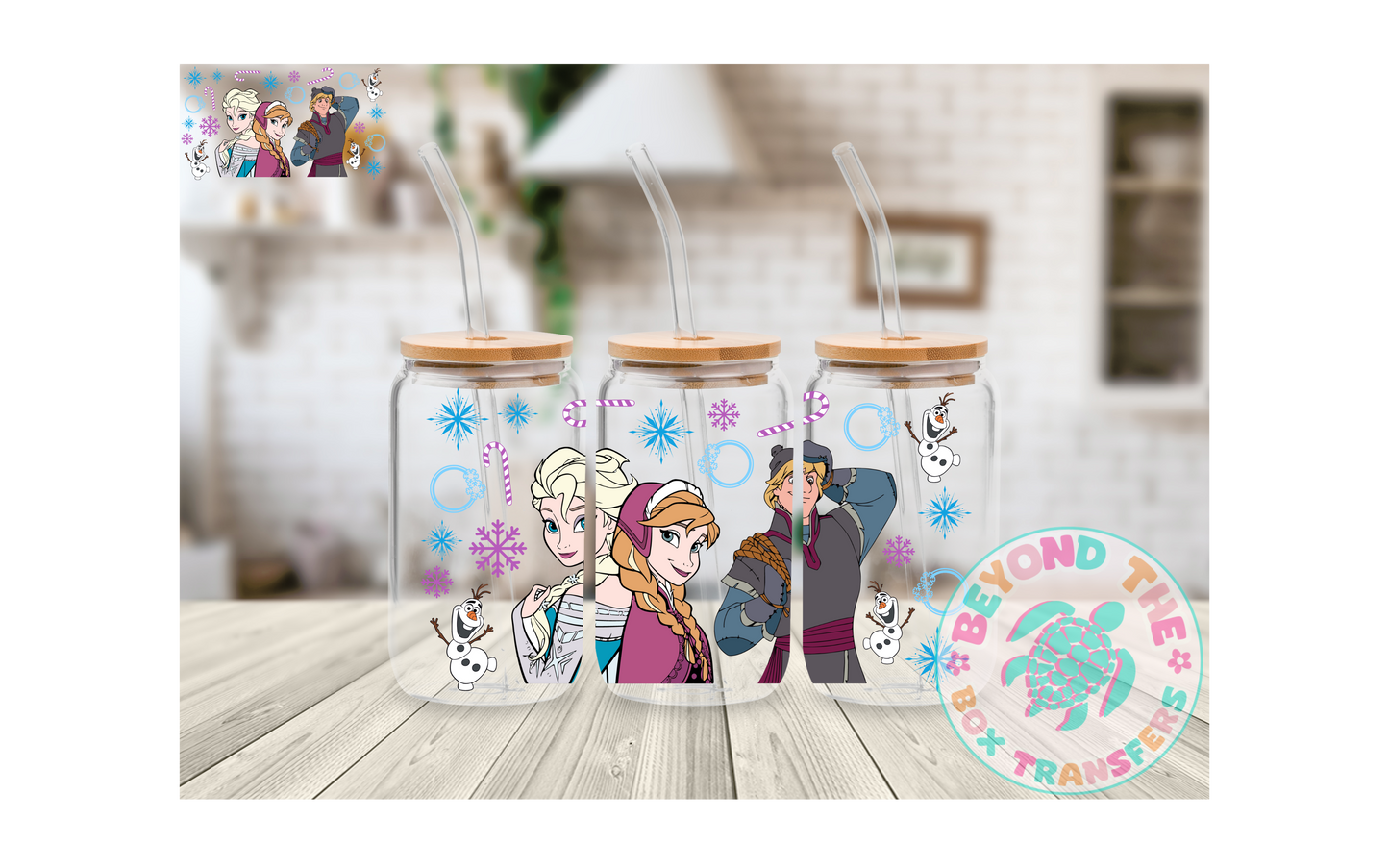 Frozen Adults UVDTF 16oz Wrap