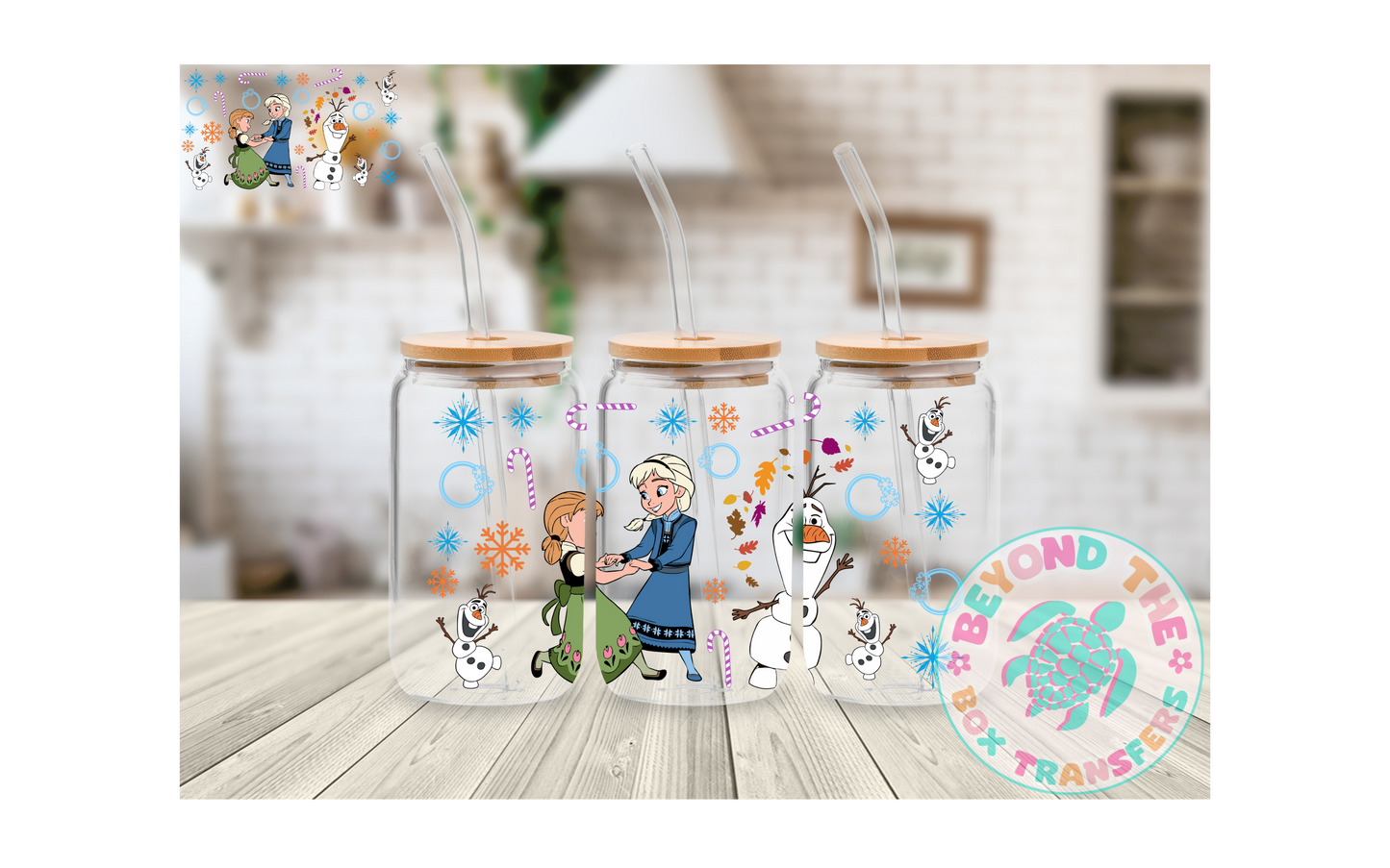 Frozen kids UVDTF 16oz Wrap
