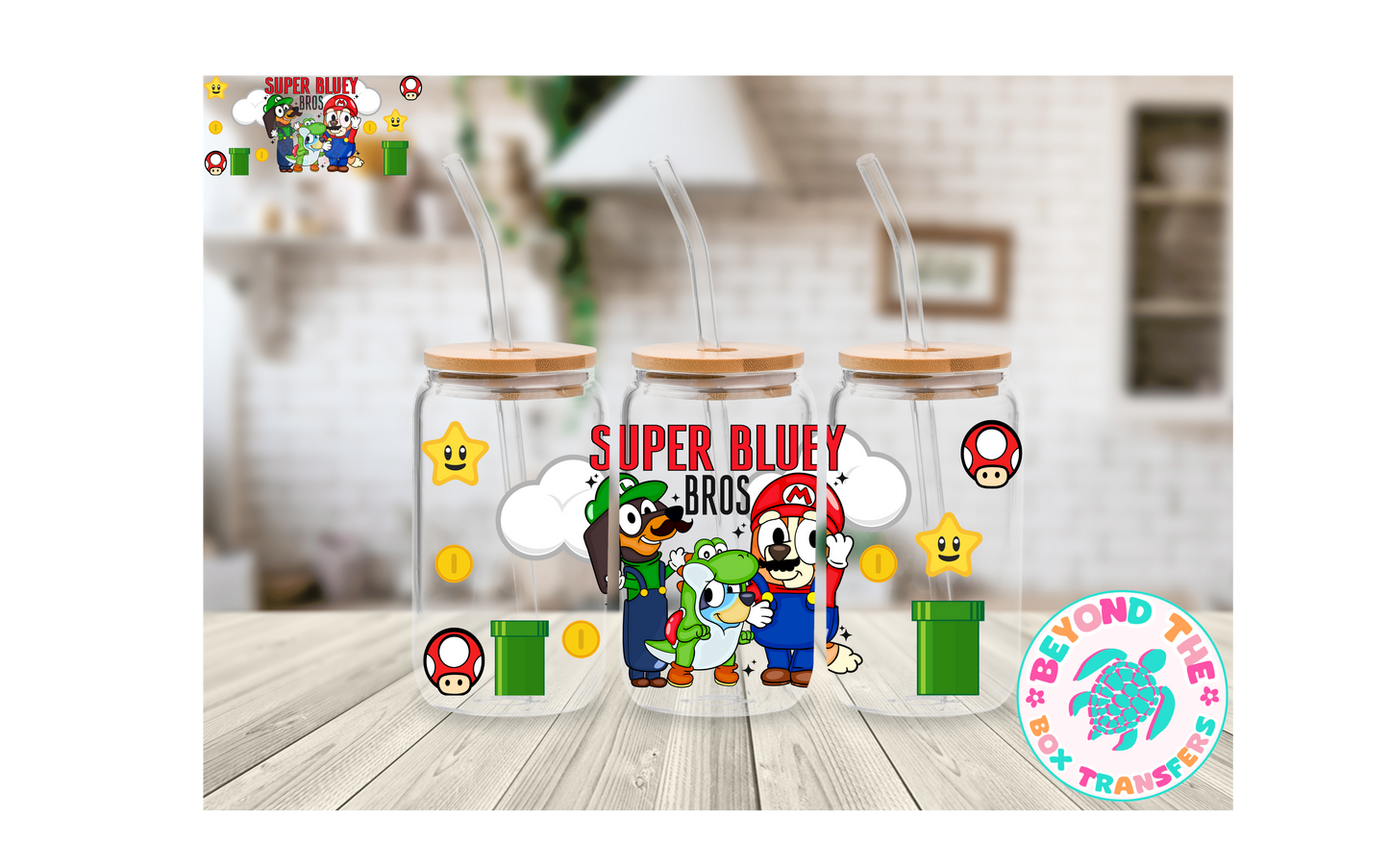 Video Game 16oz UVDTF Wrap