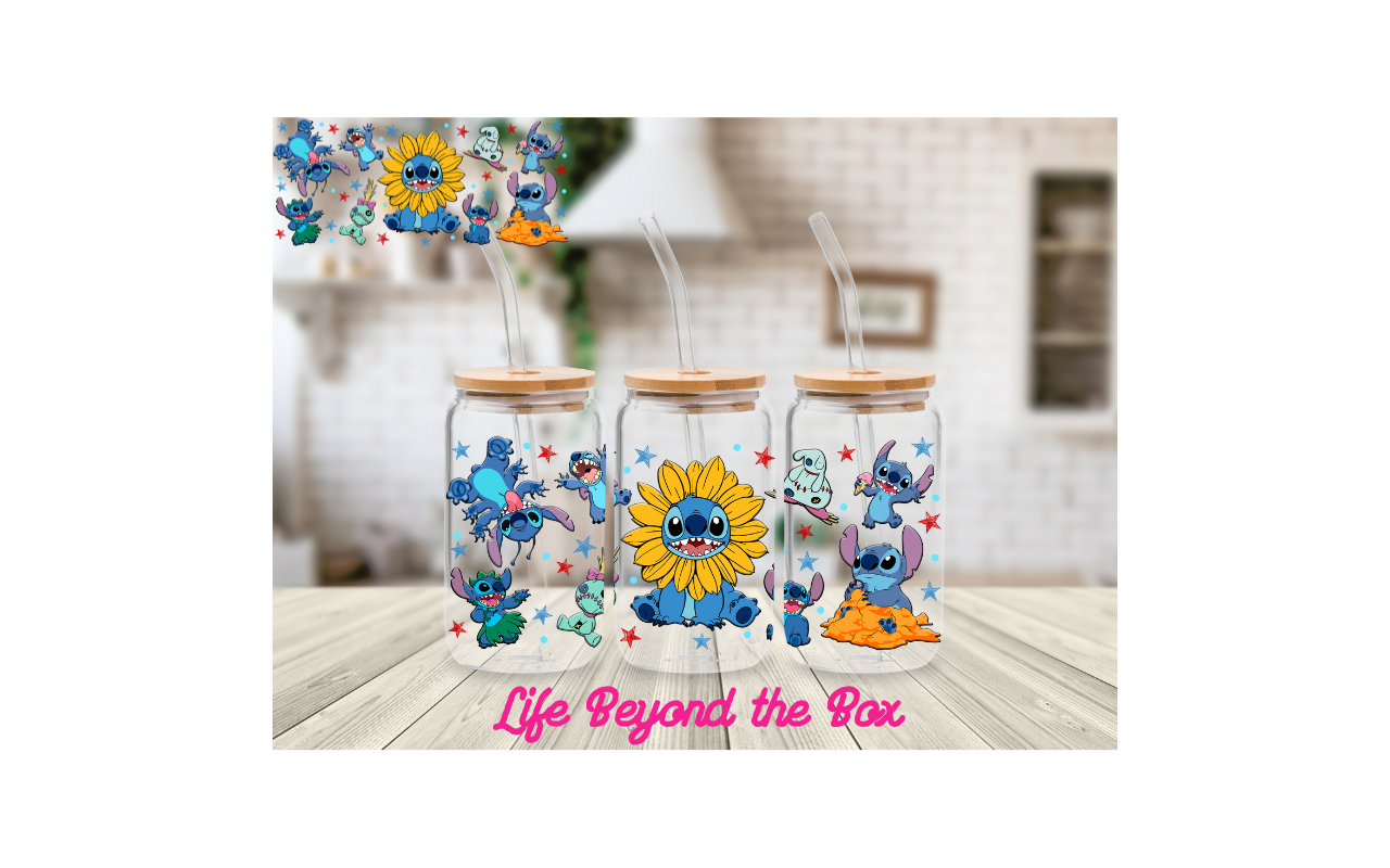 Sunflower Experiment 16oz UVDTF wrap