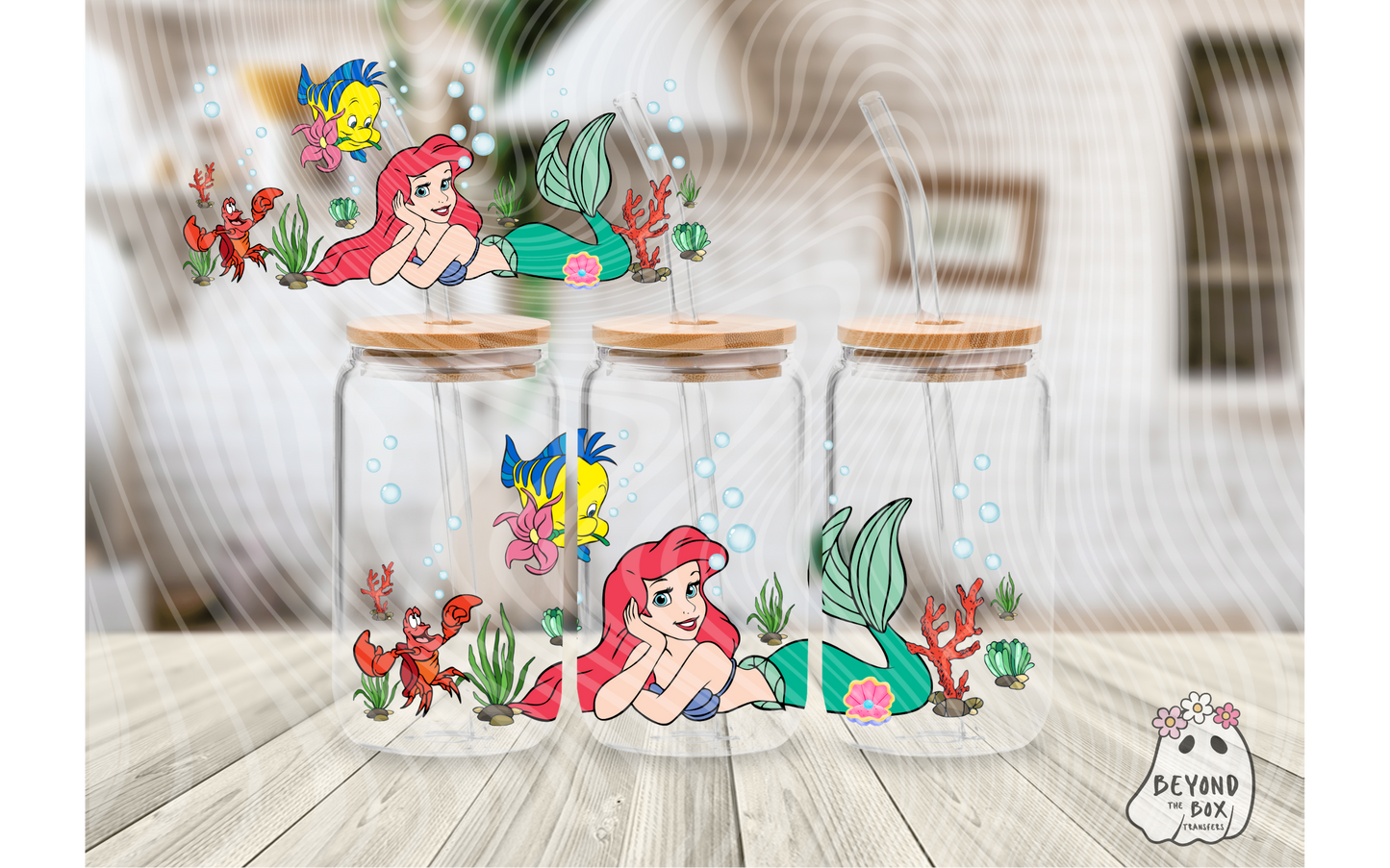 Mermaid 16oz UVDTF wrap