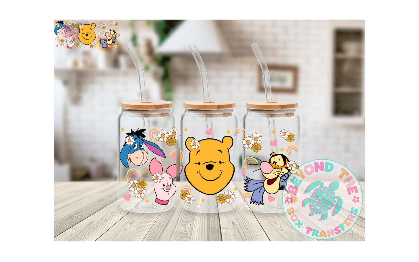 Friendly Bear 16oz UVDTF wrap