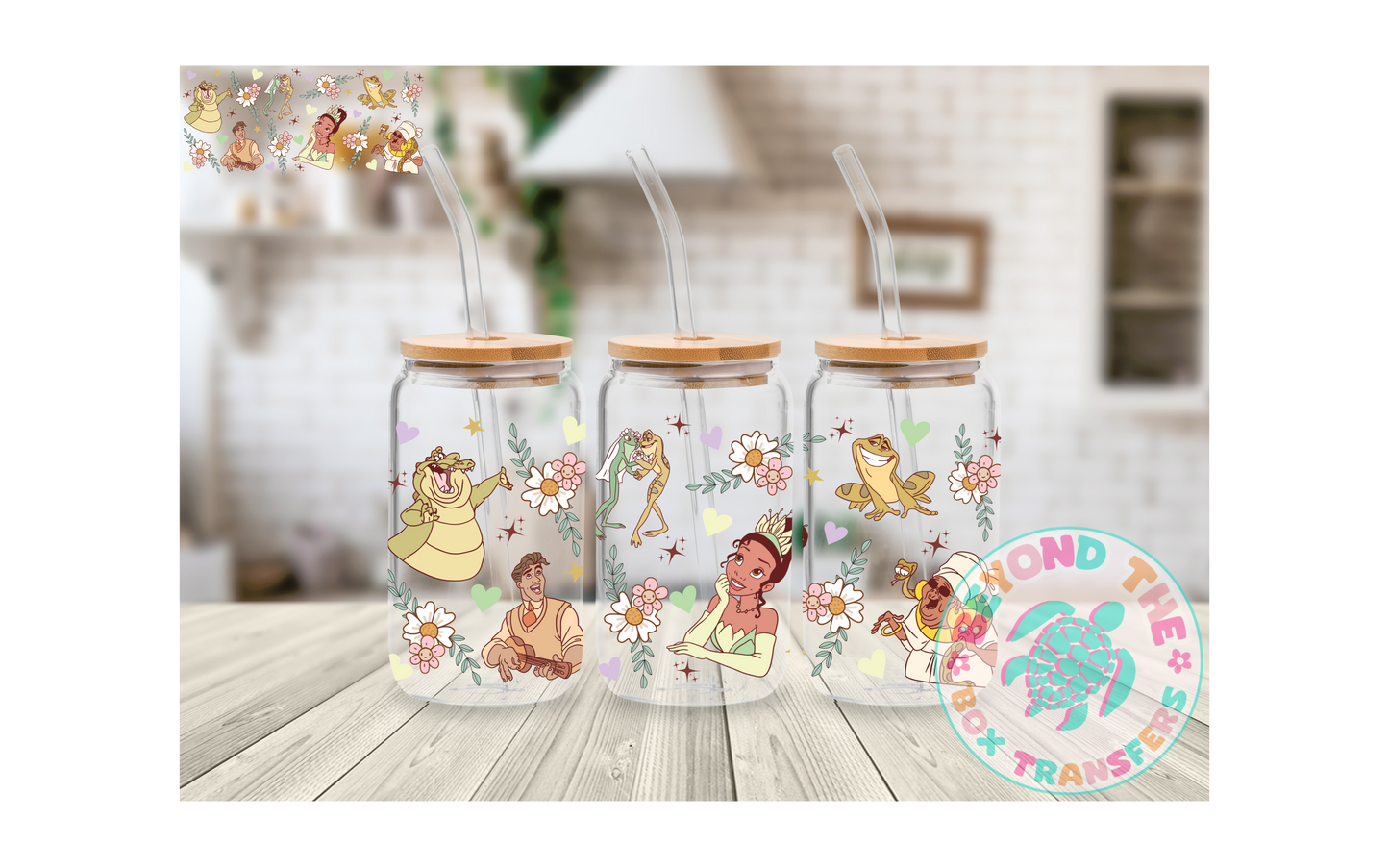 Princess and the Frog 16oz UVDTF Wrap