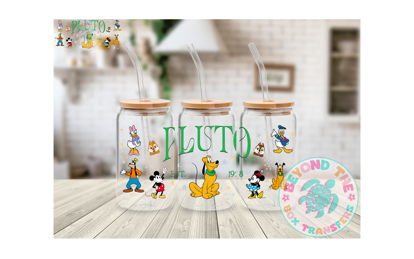 Yellow Dog 16oz UVDTF Wrap