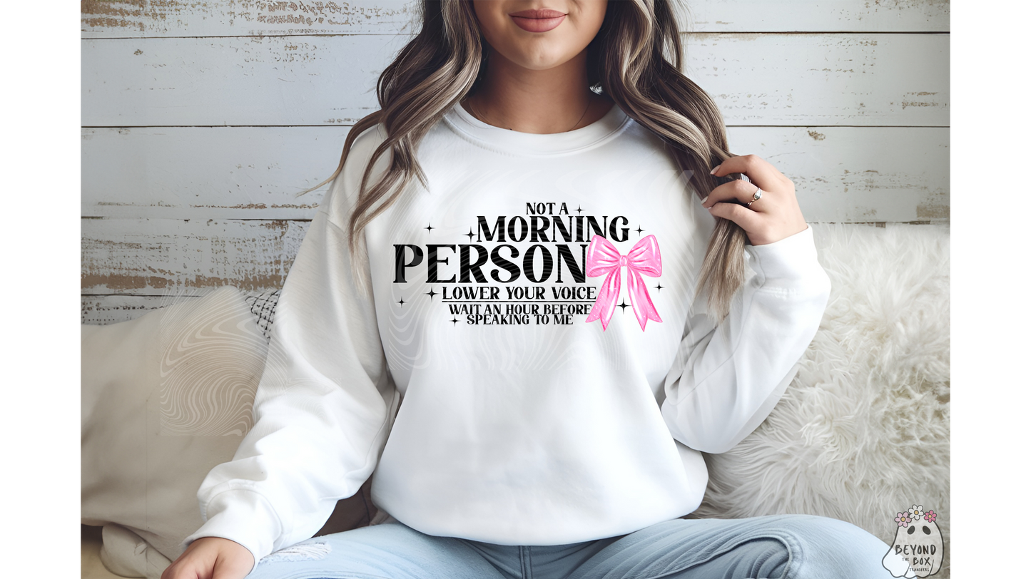 Not a Morning Person Ready to Press DTF Transfer