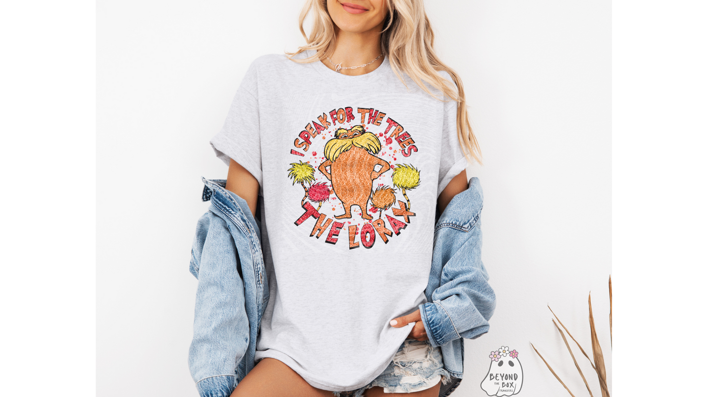 Speak For the Trees Dr. S Ready to Press DTF Transfer