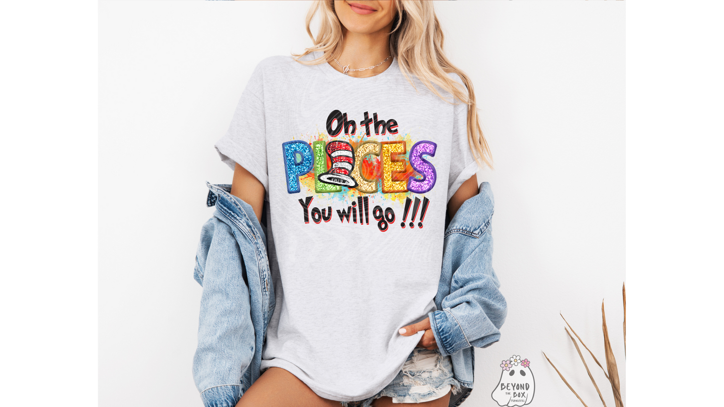 The Places You Will Go Dr. S Ready to Press DTF Transfer