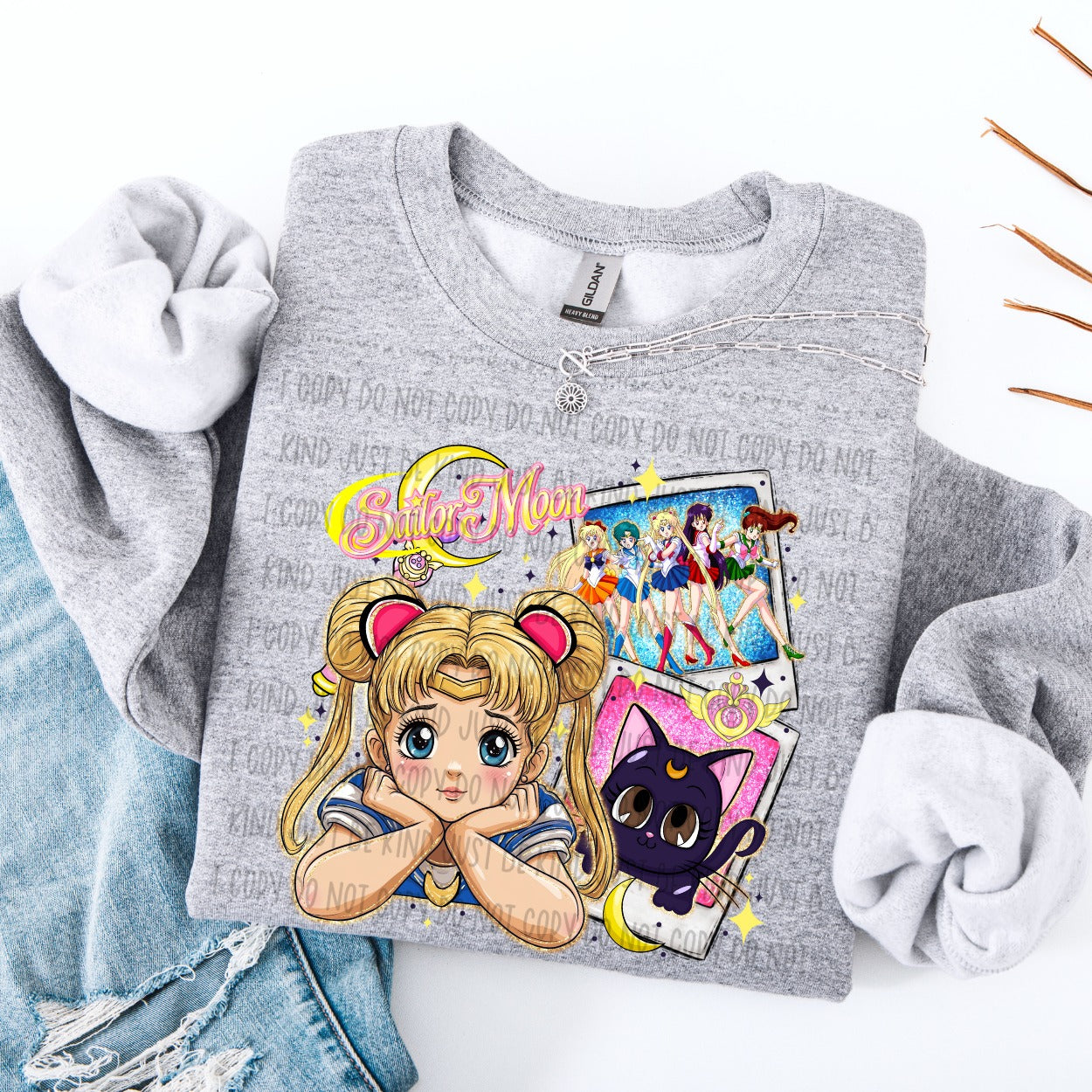 Polaroid Anime Ready to Press DTF Transfer