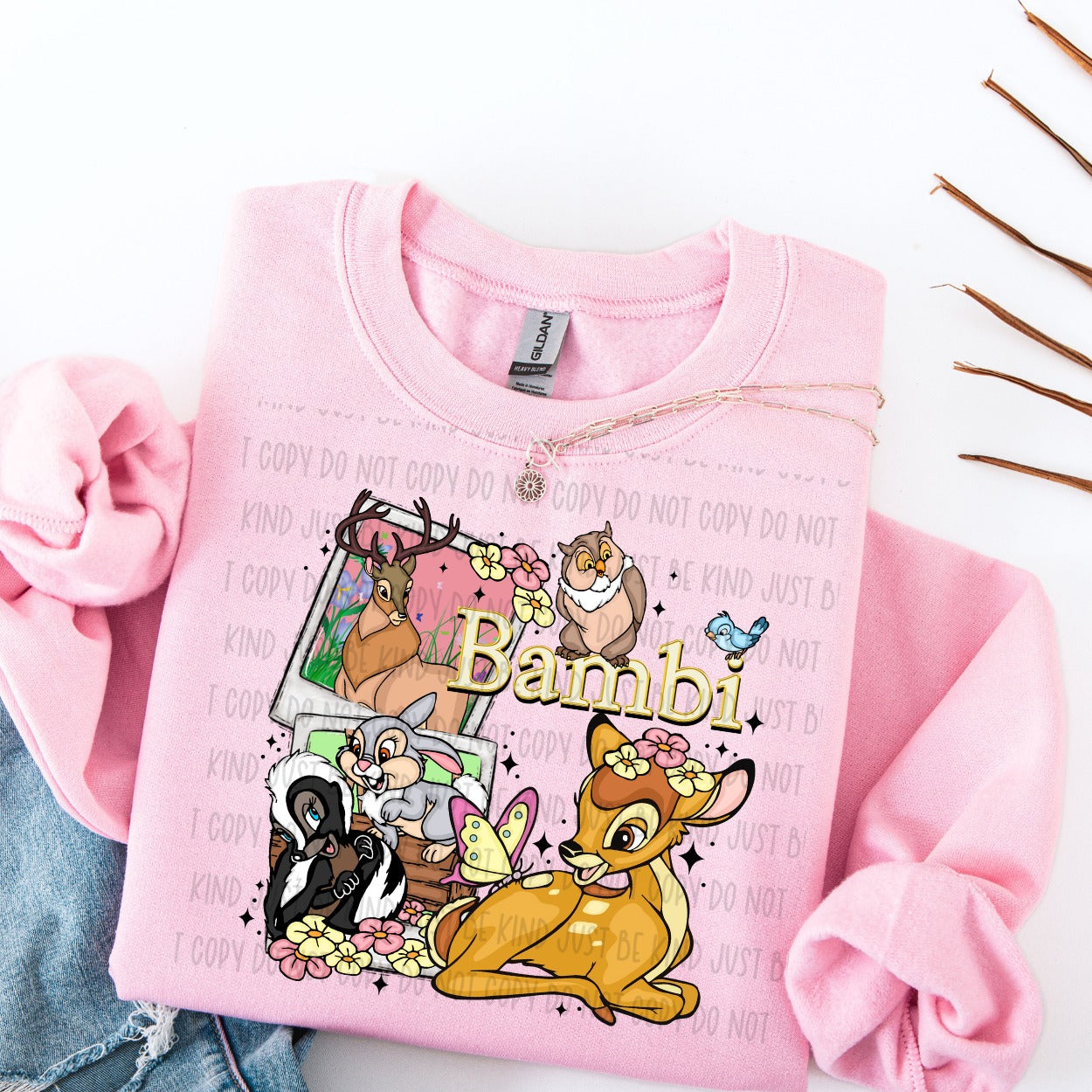 Polaroid Deer Ready to Press DTF Transfer