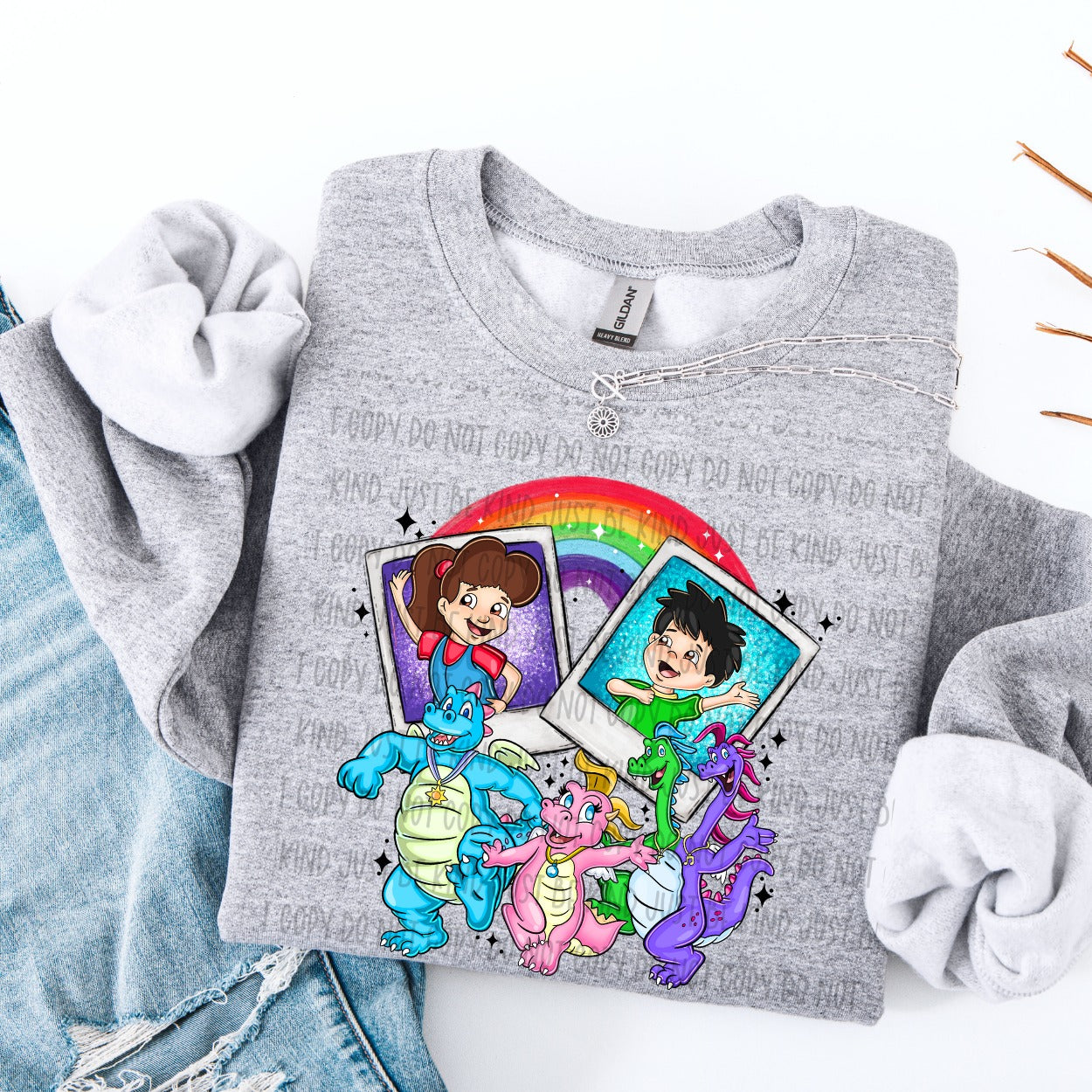 Polaroid Dragon Ready to Press DTF Transfer