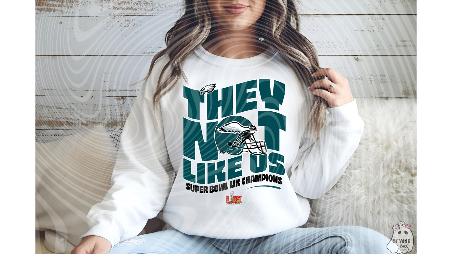 They Not Like Us Champions Ready to Press DTF Transfer