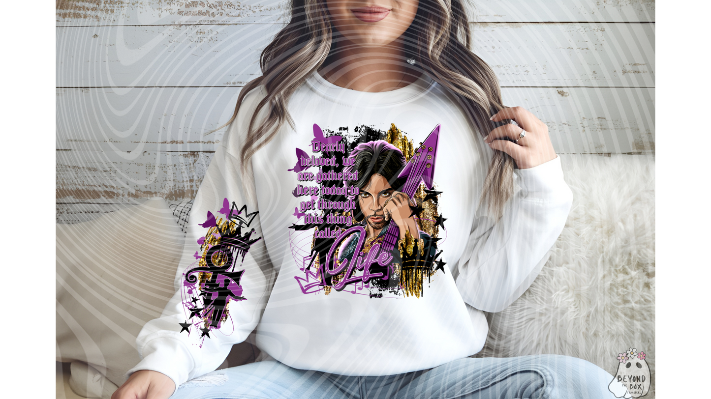Purple Rain Ready to Press DTF Transfer
