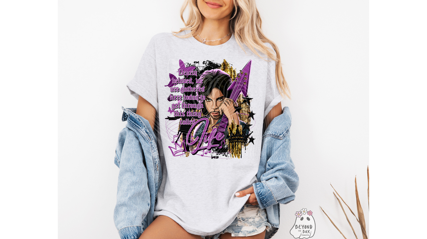 Purple Rain Ready to Press DTF Transfer