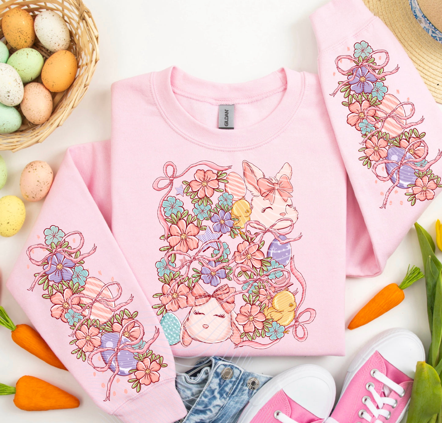 Vintage Bunny Ready to Press DTF Transfer