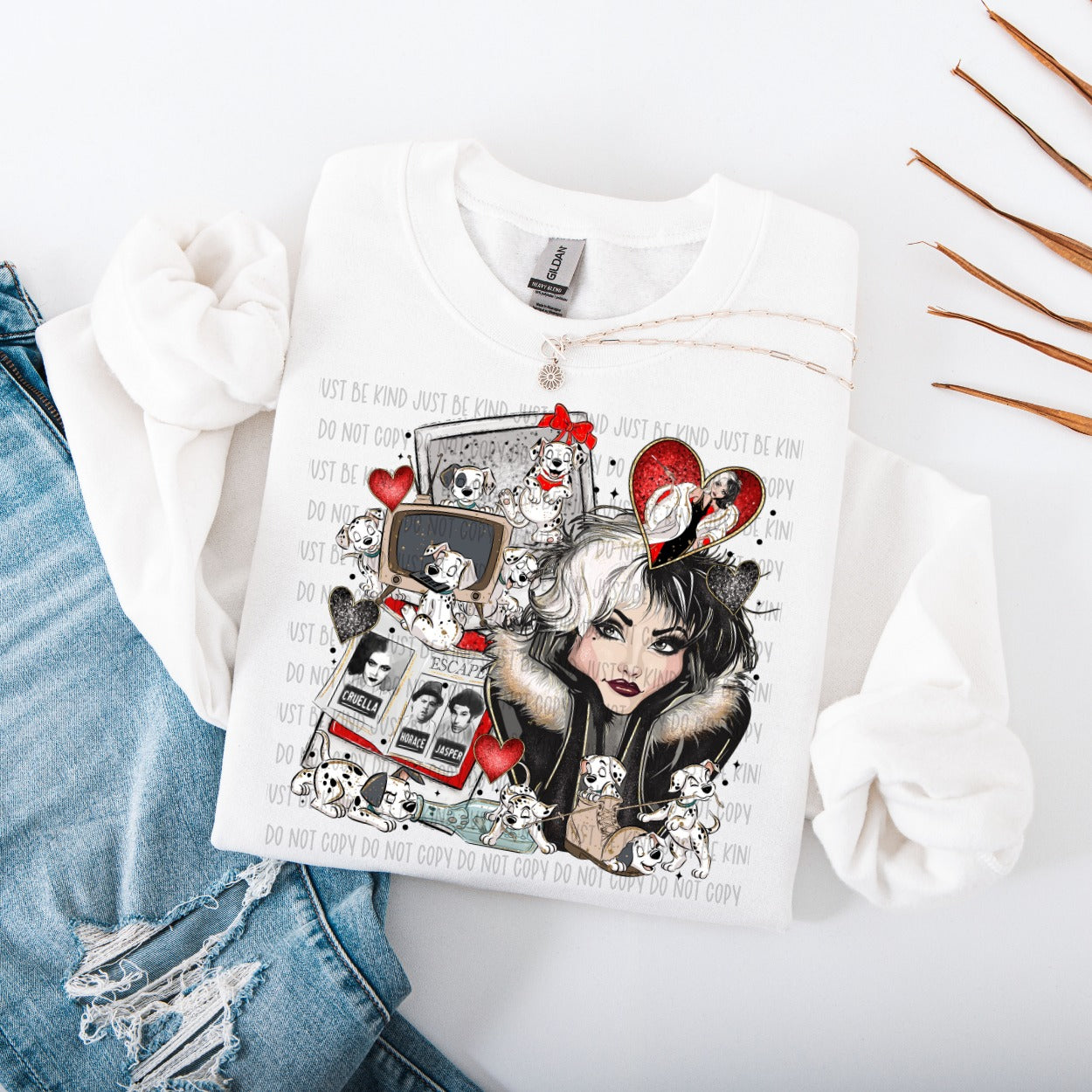 Polaroid 101 Puppies Ready to Press DTF Transfer