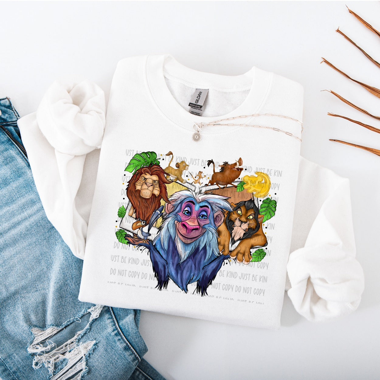 Polaroid Lion Ready to Press DTF Transfer