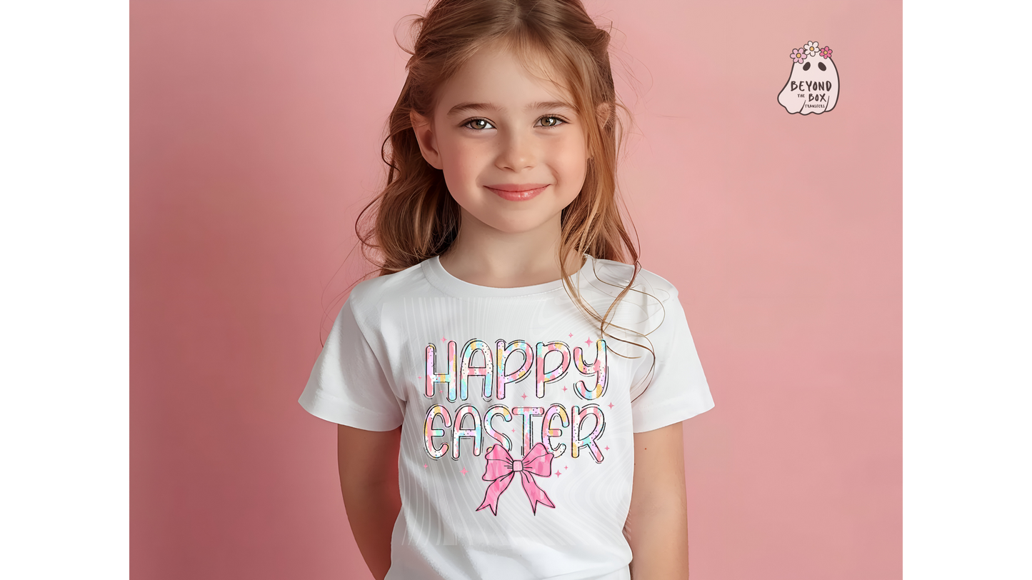 Pastel Happy Easter Ready to Press DTF Transfer