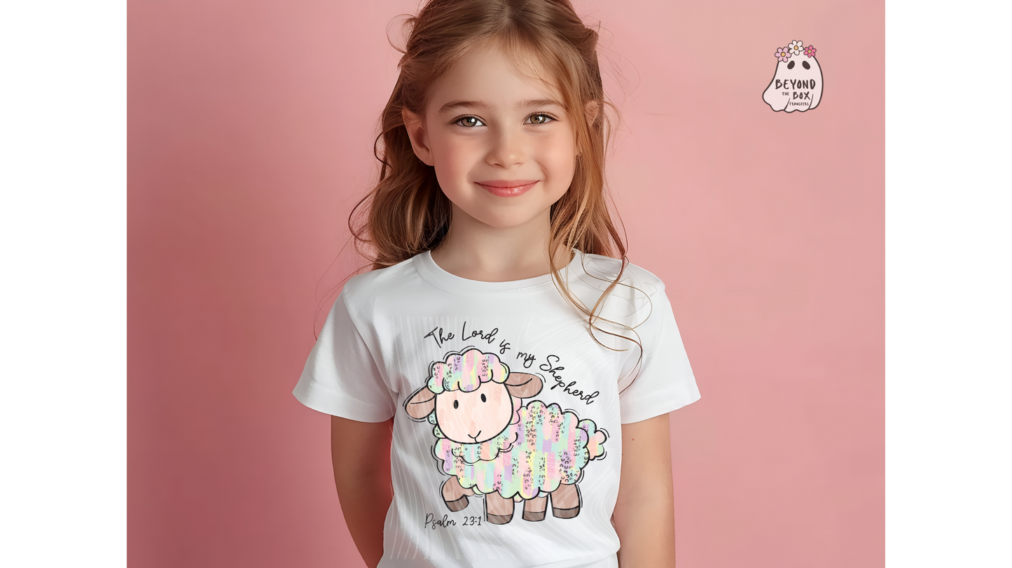 Pastel Lamb Easter Ready to Press DTF Transfer