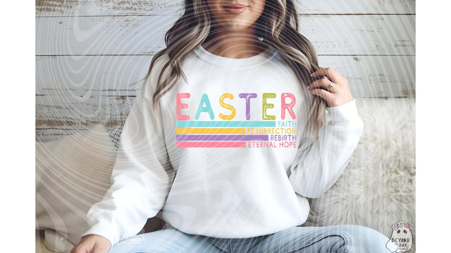 Pastel Christan Easter Ready to Press DTF Transfer