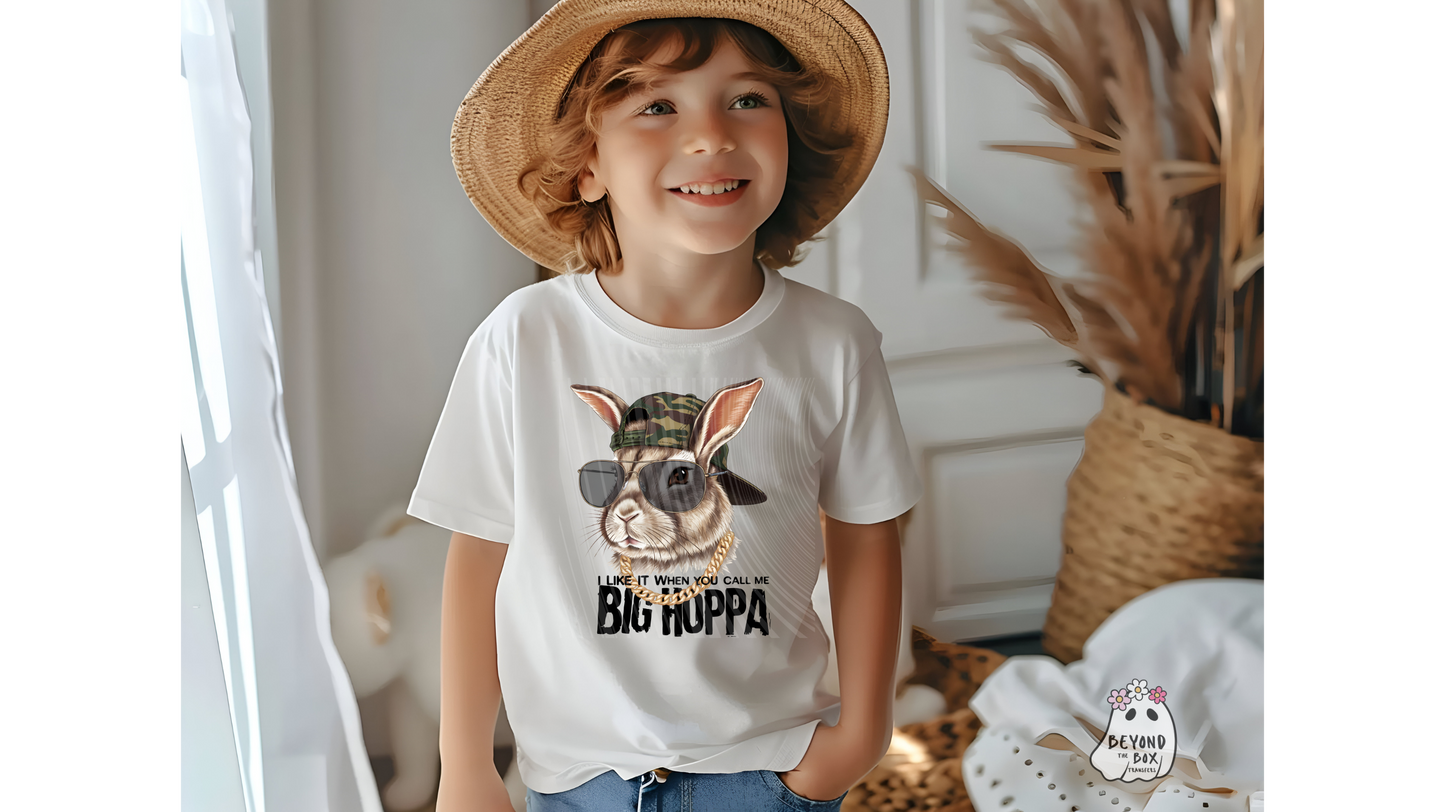 Big Hoppa Easter Bunny Ready to Press DTF Transfer