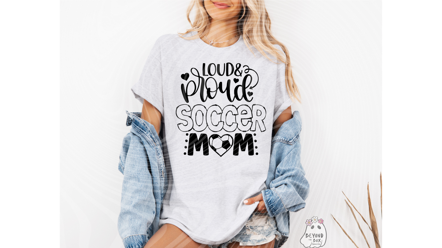 Soccer Mom (Football) Ready to Press DTF Transfer