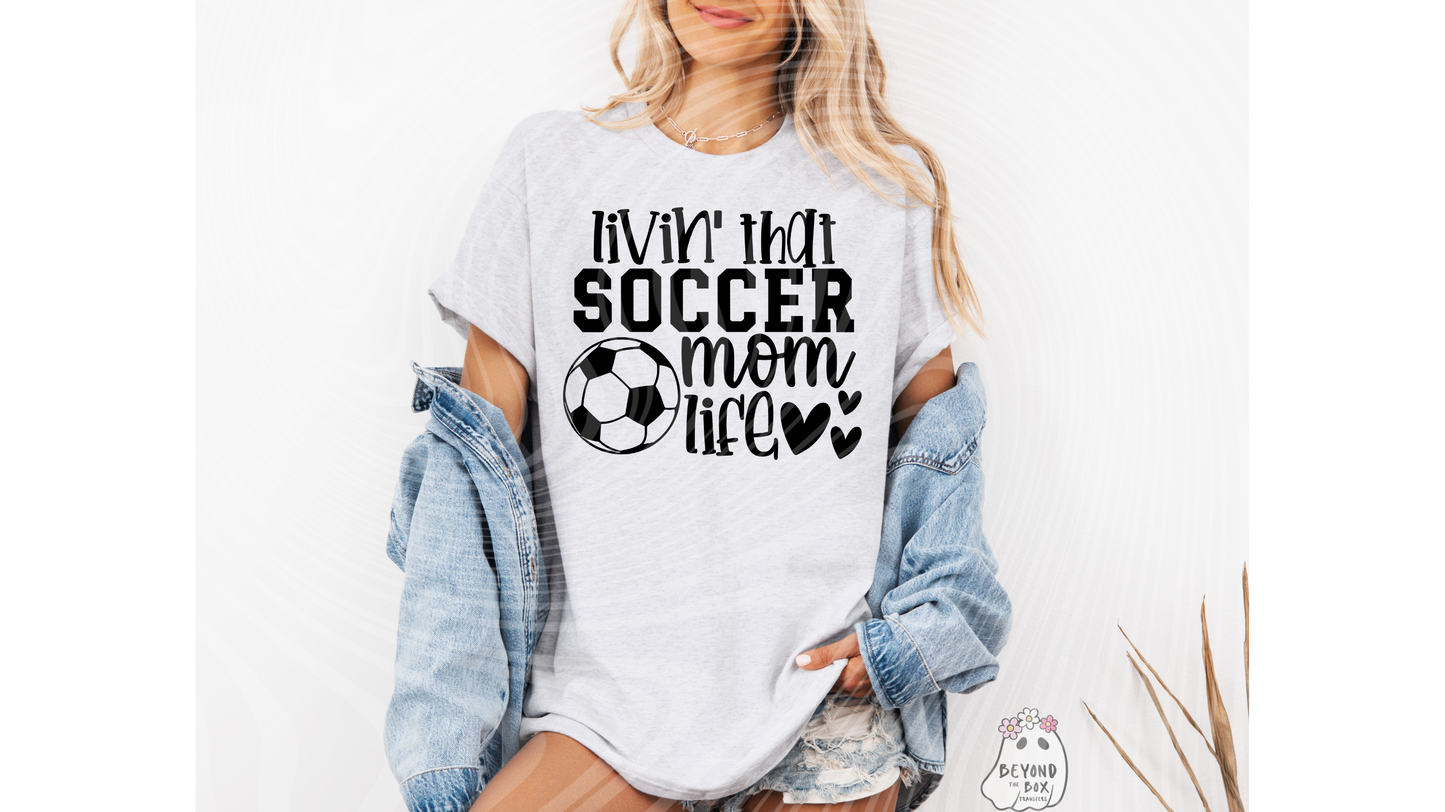 Soccer Mom (Football) Ready to Press DTF Transfer