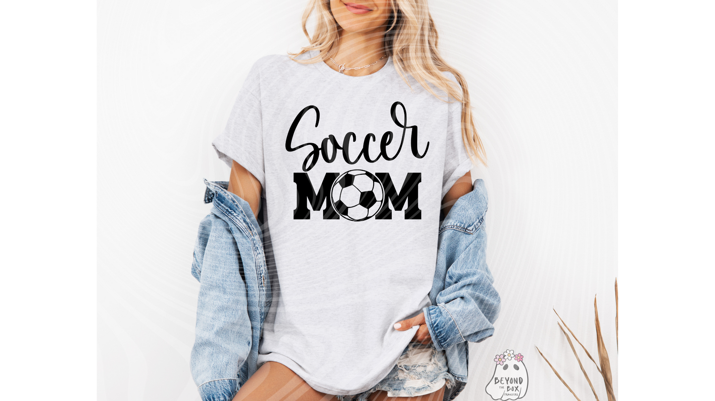 Soccer Mom (Football) Ready to Press DTF Transfer