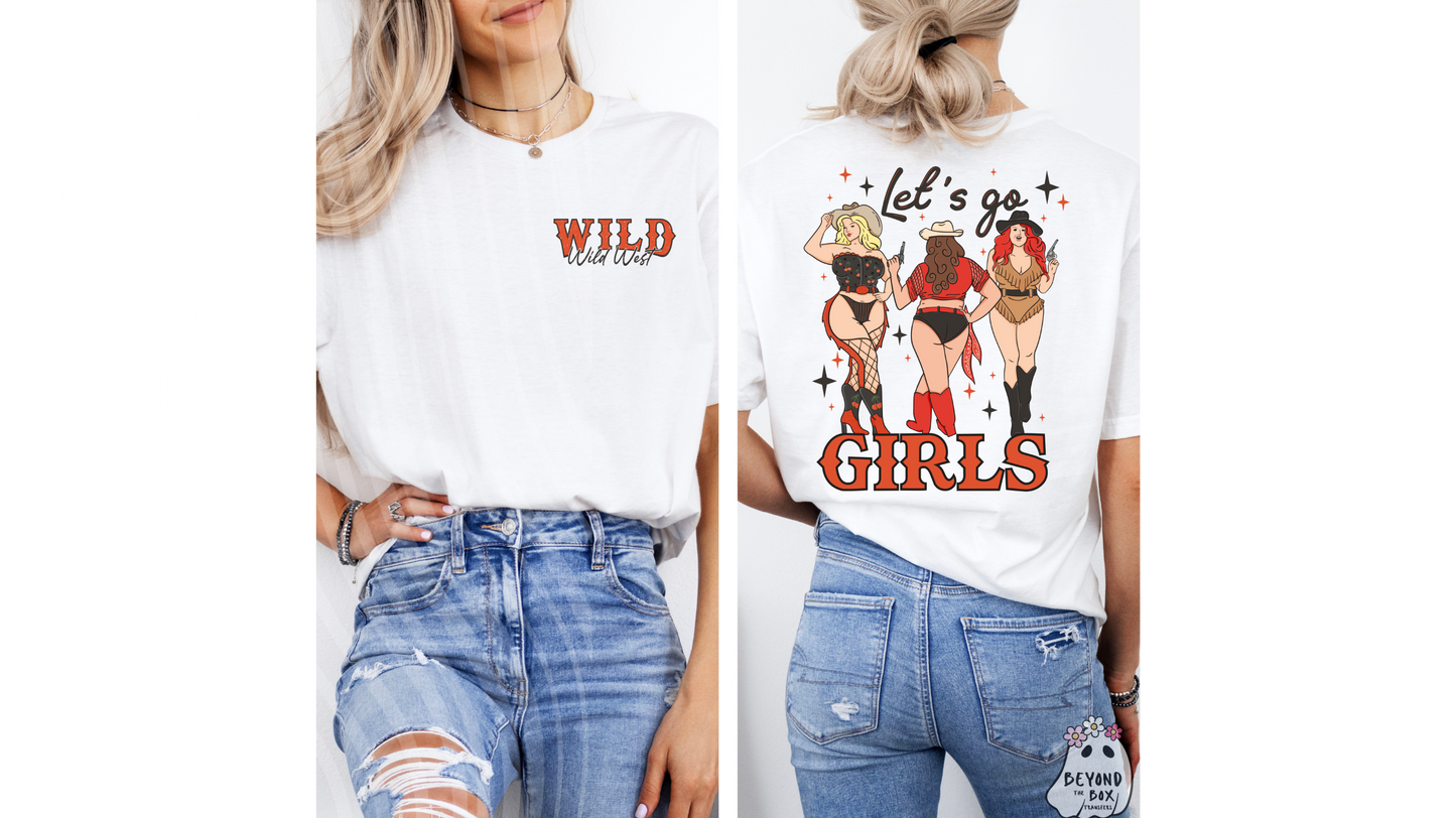 Let's Go Girls Ready to Press DTF Transfer