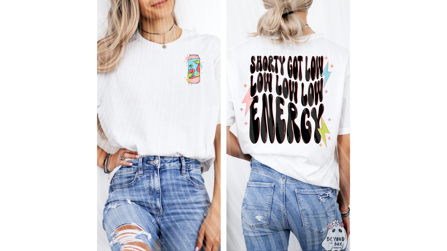 Shorty Low Energy Ready to Press DTF Transfer