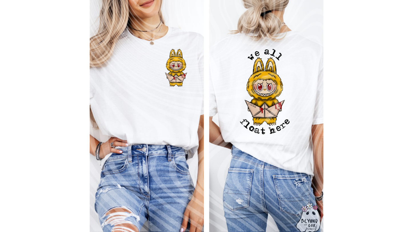 We all Float (Red Eyes) Labubu Ready to Press DTF Transfer