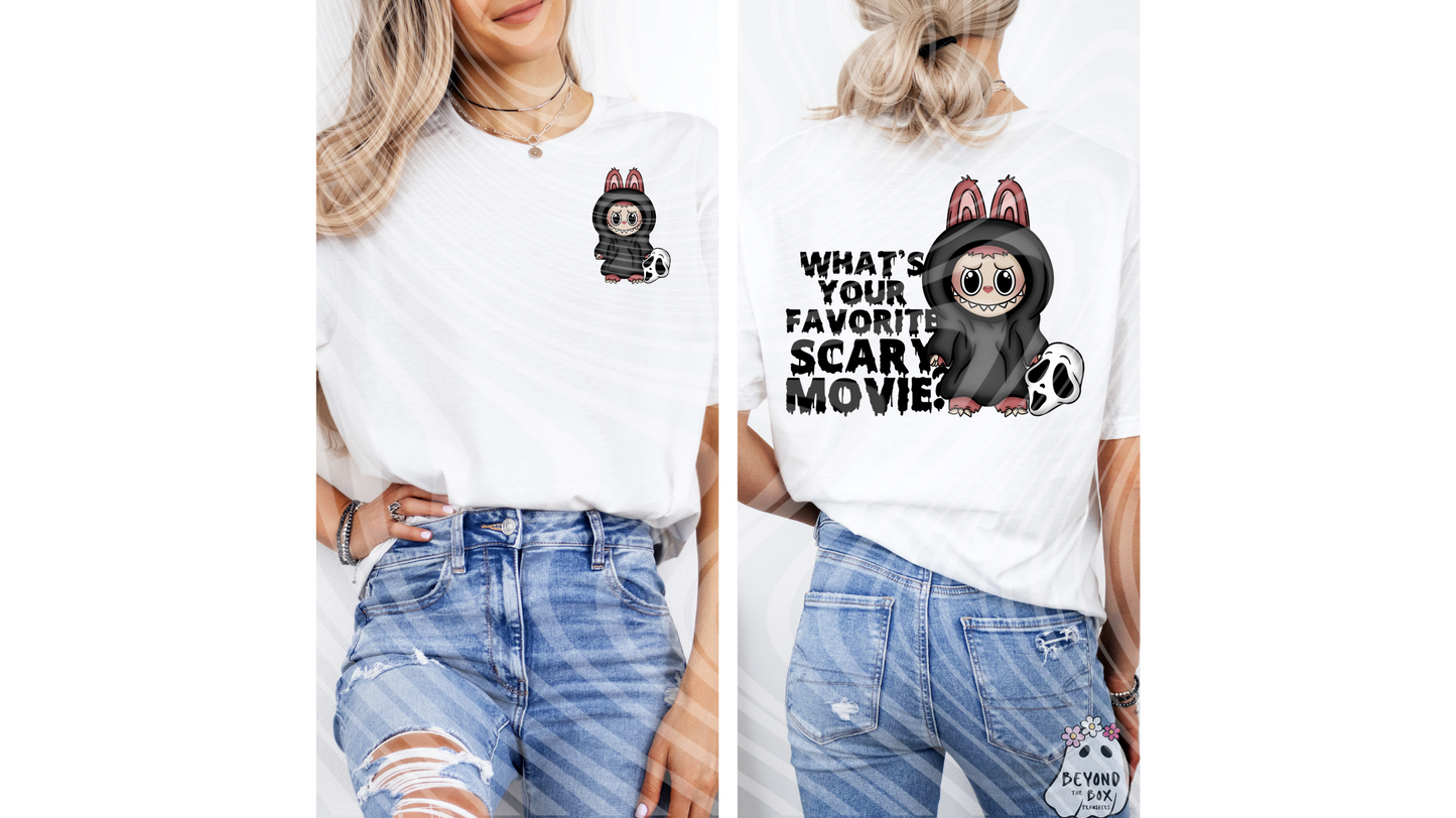 Scary Movie Labubu Ready to Press DTF Transfer