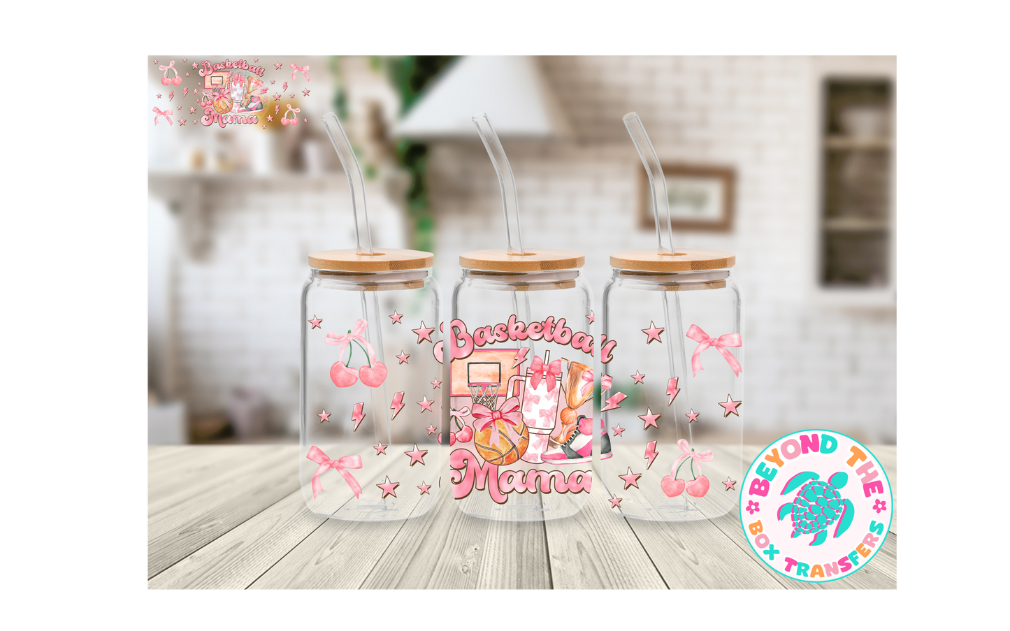 Basketball Mama 16oz UVDTF Wrap