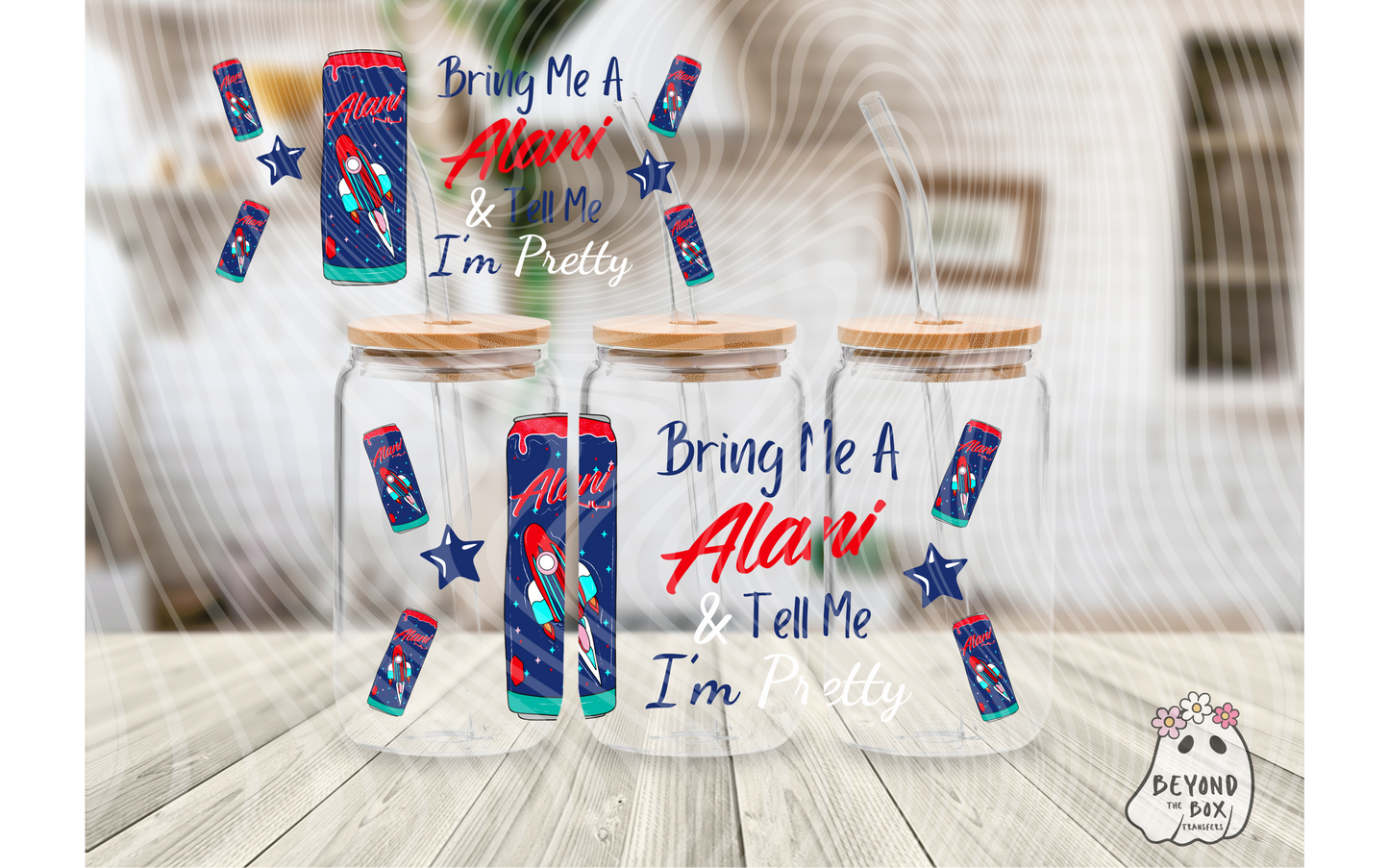 Tell Me I'm Pretty 16oz UVDTF wrap