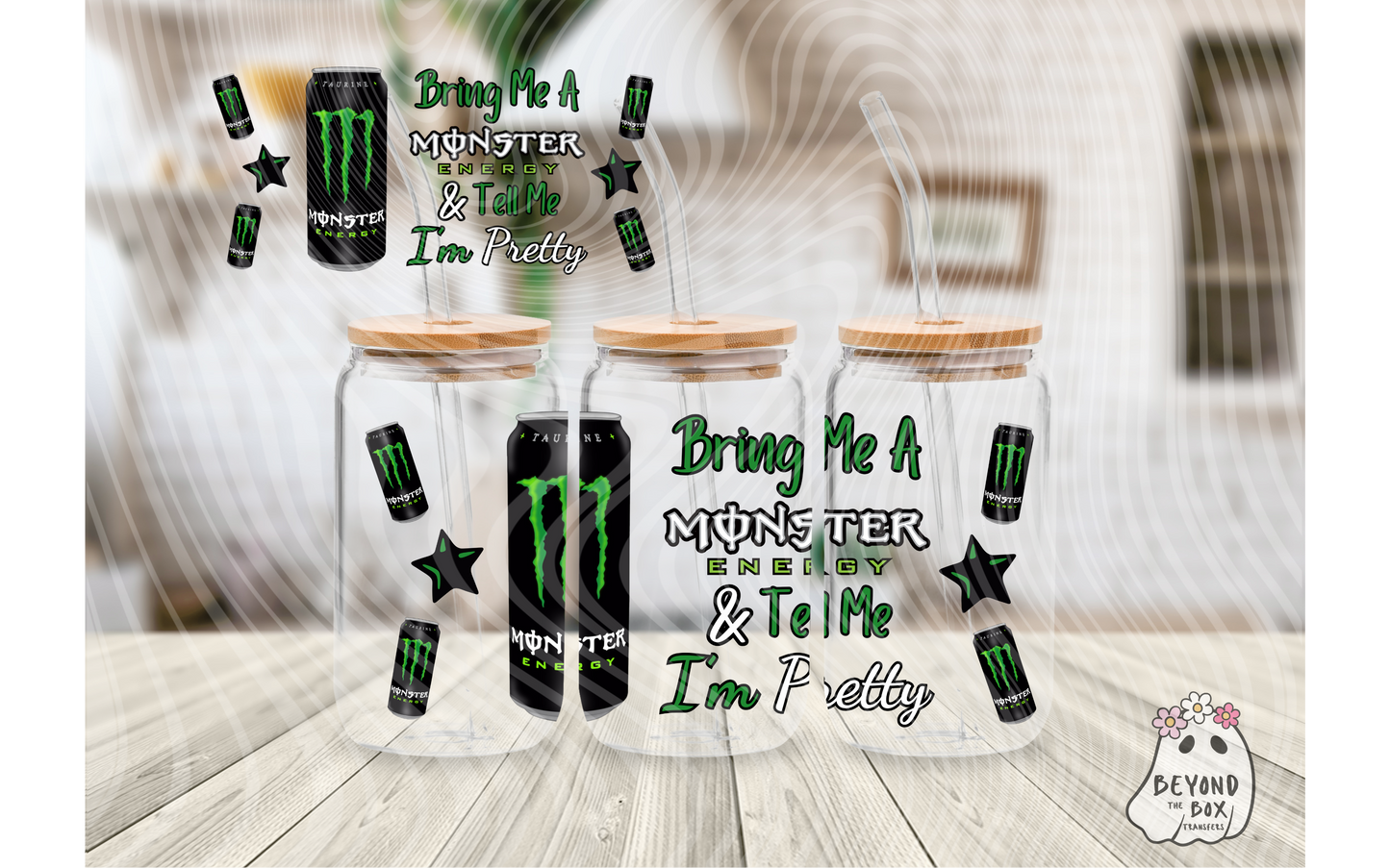 Tell Me I'm Pretty 16oz UVDTF wrap