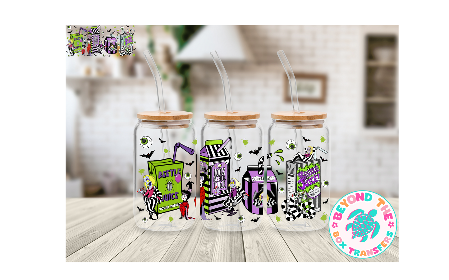 Beetle Guy 16oz UVDTF wrap